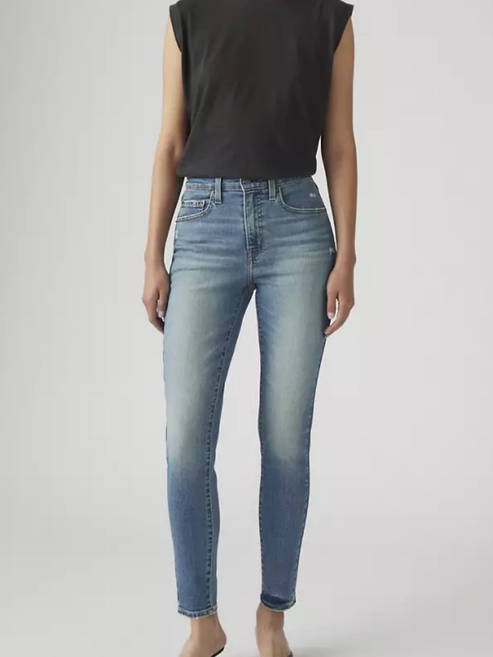 Madewell High-Rise Light Blue Skinny Jeans - Women